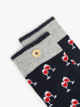 Sokken Cabaia Blauw socks men VIR-vue-porte